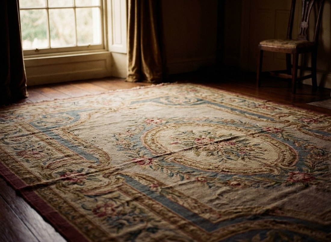Verdure d'Aubusson : les verts virés au bleu par la lumière.