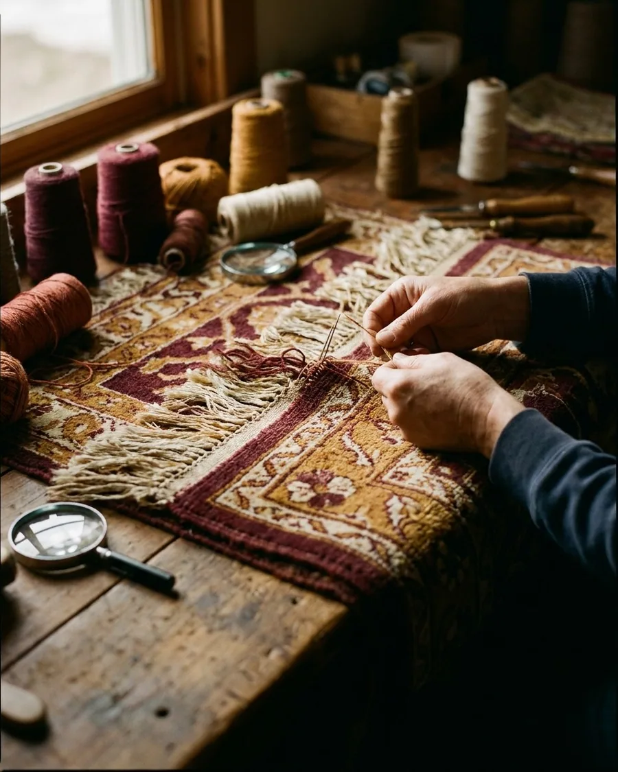 Réparation de franges de tapis : comment ça fonctionne et quand la confier à un professionnel