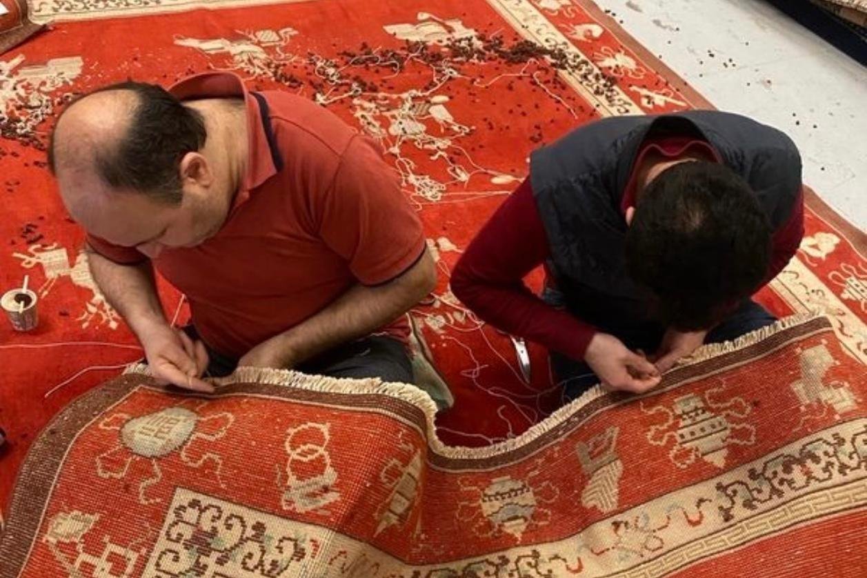 Expertise de tapis à Metz — atelier L'Art de la Restauration