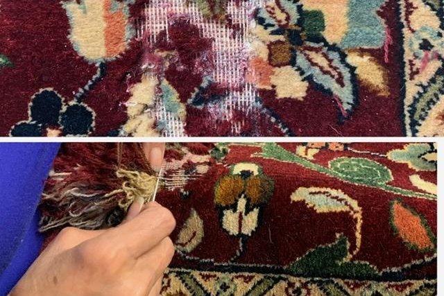Le retissage de tapis : reconstruire nœud par nœud
