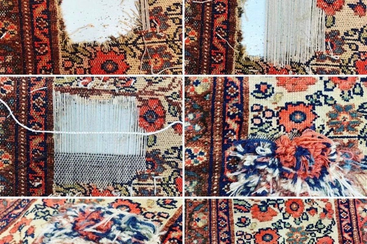 Reprise des lacunes d'une tapisserie — L'Art de la Restauration